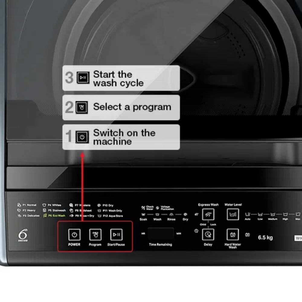 Whirlpool 7 KG 5 Star Fully Automatic Top Load Washing Machine 6th